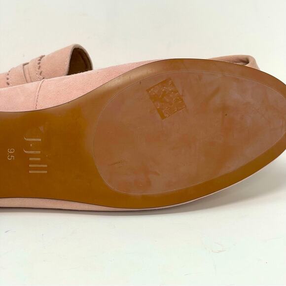 Suede Ice Pink Penny Loafers NWOT - Picture 8 of 13